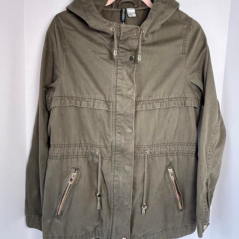 H&M Divided Women's Khaki and Green Jacket